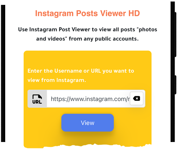 View instagram posts without logging in