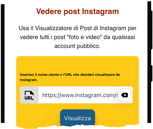 vedere post instagram