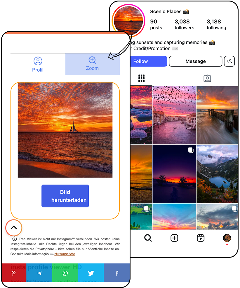 instagram-profilbild vergrößern