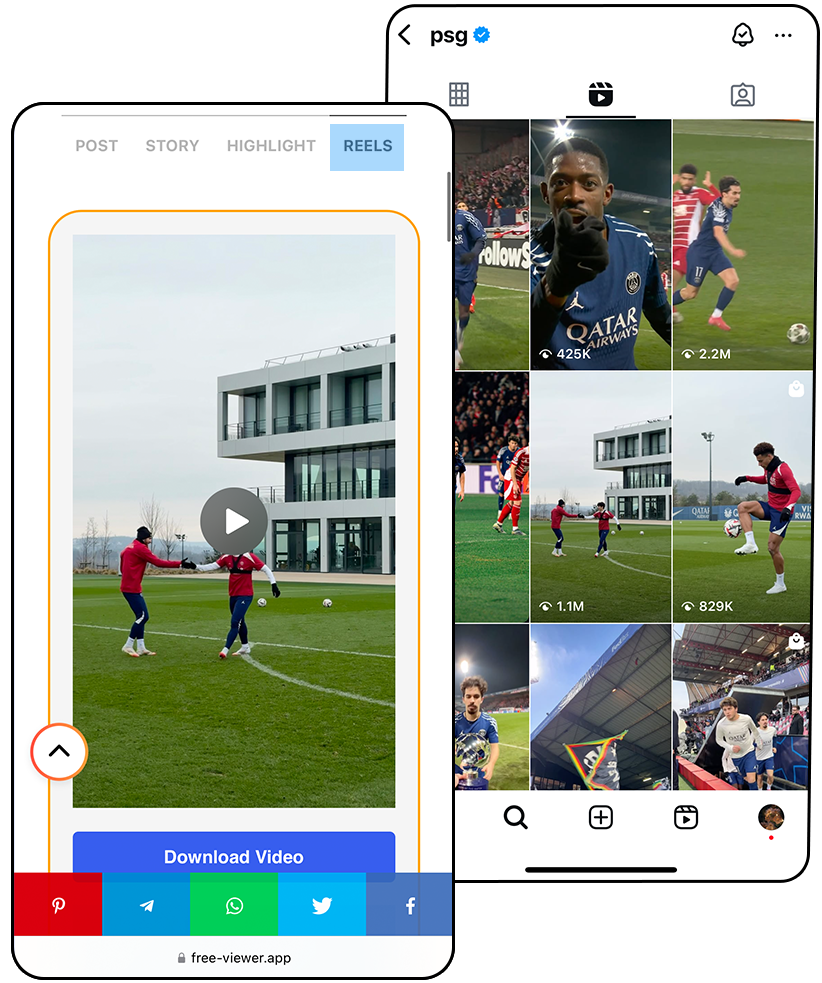 view instagram reels online