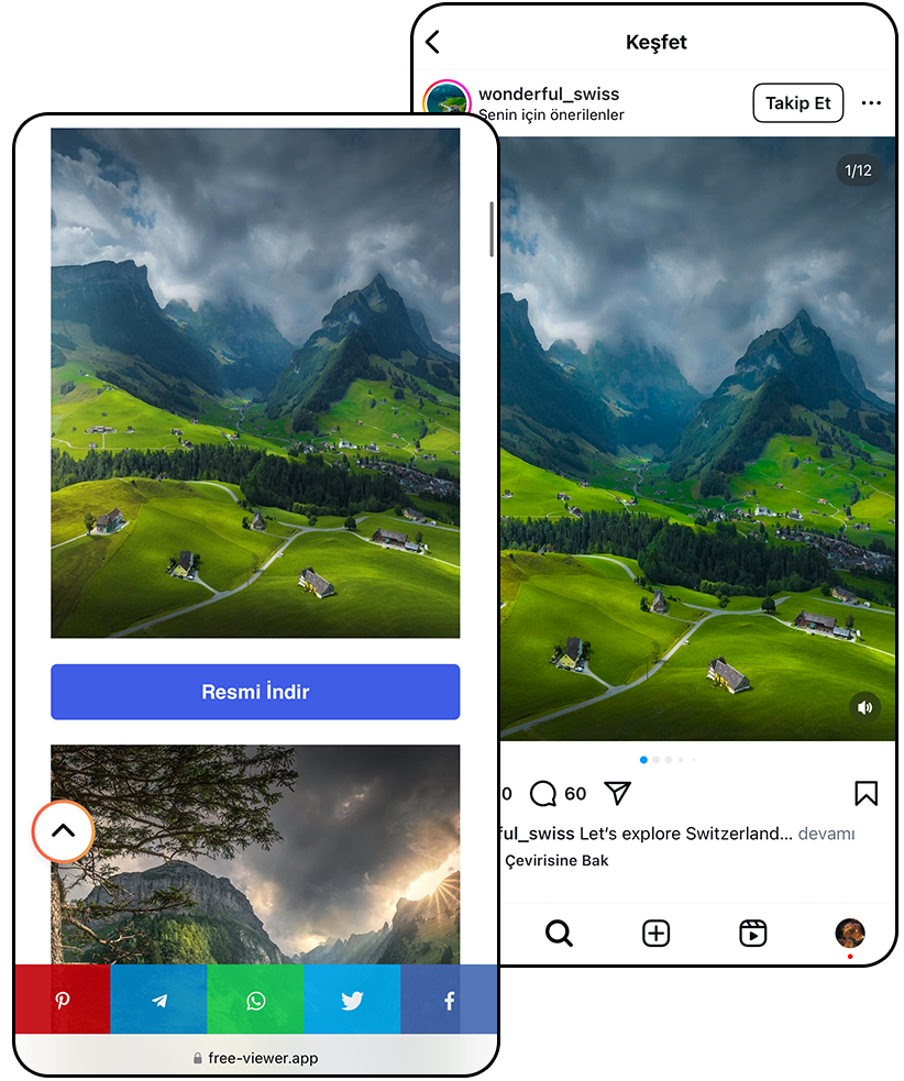 Instagram Fotograflarini Goruntuleyici