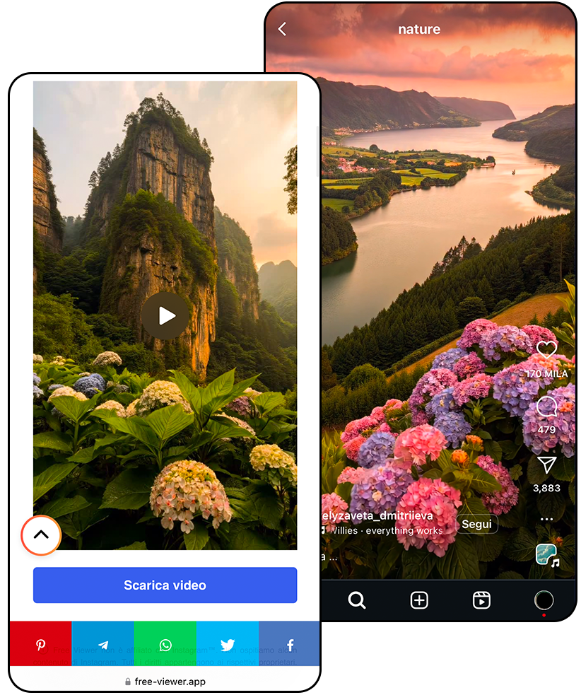 Vedere reel Instagram