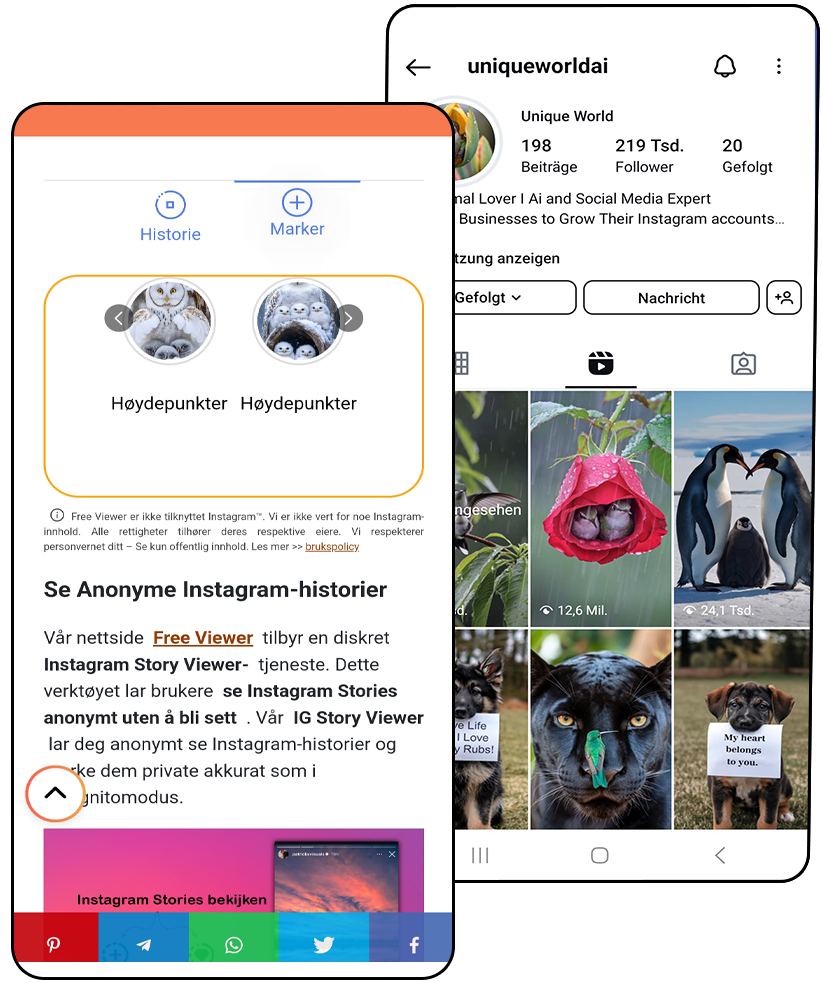 instagram highlights kijkers